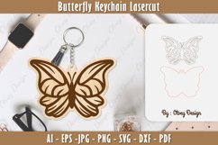 Butterfly Keychain Lasercut Product Image 1