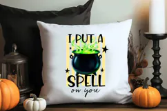 I Put A Spell On You PNG, Halloween Sublimation PNG, T Shirt Product Image 3