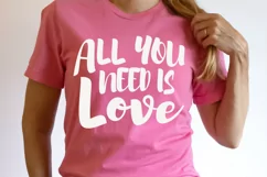 Love is all you need SVG, Love SVG, Valentines Day SVG Product Image 4