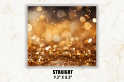 Golden Bokeh Tumbler Wrap | Bokeh Tumbler | Tumbler Wrap Product Image 3