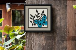 3D postcard butterfly, papercut svg Product Image 5