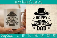 Happy Father's Day SVG | Happy Father's Day Cricut File Product Image 3