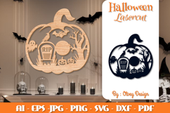 Halloween Pumpkins Lasercut File BUNDLES Product Image 4