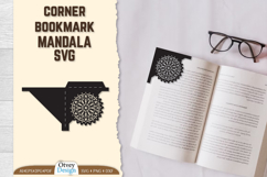 Corner Bookmark Mandala SVG Product Image 1