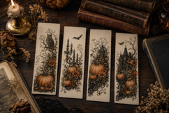 Gothic Halloween Edges 1 PNG Clipart Set Product Image 2