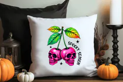 Spooky Season PNG, Halloween Sublimation, Skull PNG Design Product Image 3