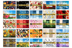 Digital Paper Bundle | Pattern Bundle | Scrapbook Paper Product Image 3