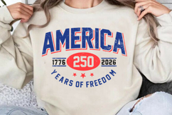 America 250 Years Patriotic PNG | 4th Of July SVG Design Product Image 3