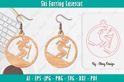 Ski Scene Earrings Lasercut BUNDLE Product Image 4