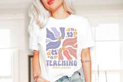 Teacher Boho Floral SVG Design | Teacher SVG Design Product Image 3
