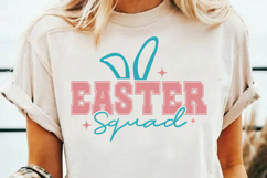 Easter Squad SVG | Easter Bunny SVG | T Shirt Design Product Image 4