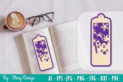 Santa sleigth Bookmark SVG Product Image 1