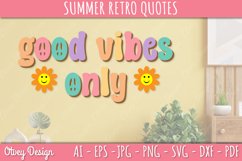 Summer Retro Quotes SVG| Retro Summer SVG Product Image 3