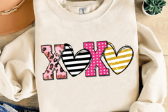XOXO Valentine PNG - Valentine Sublimation PNG T Shirt Product Image 3