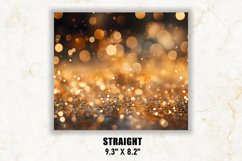 Golden Bokeh Tumbler Wrap | Bokeh Tumbler | Tumbler Wrap Product Image 3