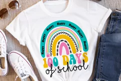 100 days of school SVG, 100 days rainbow SVG, 100 days SVG Product Image 4