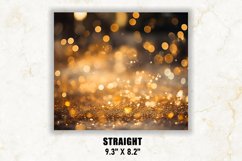 Golden Bokeh Tumbler Wrap | Bokeh Tumbler | Tumbler Wrap Product Image 3