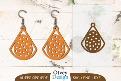 Happy Easter Egg Earrring Lasercut BUNDLE 12 DESIGNS Product Image 4