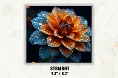 Flower Tumbler Wrap | 3D Flower Tumbler Wrap Product Image 3