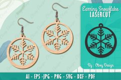 Snowflake 3D Layered Lasercut File Product Image 4