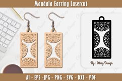 Mandala Earring Lasercut Bundle Product Image 4