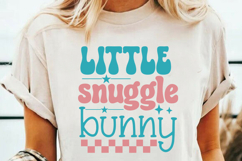 Little Snuggle Bunny T Shirt | Easter SVG PNG Design Product Image 3