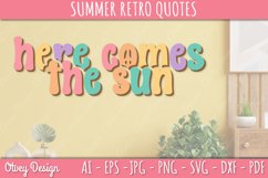 Summer Retro Quotes SVG| Retro Summer SVG Product Image 3