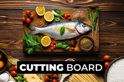 Fish Cutting Board sublimation Product Image 1