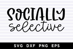 Socially selective SVG Product Image 1