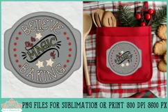Christmas Baking PNG | Believe In The Magic Of Baking Product Image 1