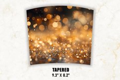 Golden Bokeh Tumbler Wrap | Bokeh Tumbler | Tumbler Wrap Product Image 4