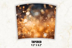 Golden Bokeh Tumbler Wrap | Bokeh Tumbler | Tumbler Wrap Product Image 4