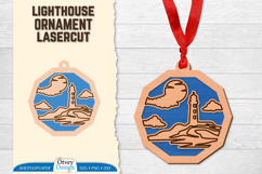 Lighthouse Ornament Lasercut BUNDLES Product Image 5