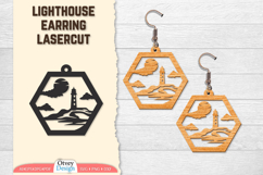 Lighthouse Earring Lasercut BUNDLES Product Image 5