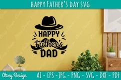 Happy Father's Day SVG | Happy Father's Day Cricut File Product Image 4