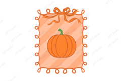 Fall Coquette Frame Png | Fall Clipart Png Product Image 4