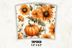 Fall Tumbler Wrap | Autumn Tumbler Wrap | Pumpkin Tumbler Product Image 4