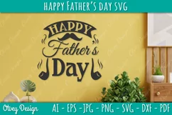 Happy Father's Day SVG | Happy Father's Day Cricut File Product Image 4
