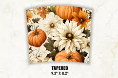 Fall Tumbler Wrap | Autumn Tumbler Wrap | Pumpkin Tumbler Product Image 4