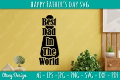 Happy Father's Day SVG | Happy Father's Day Cricut File Product Image 4