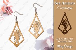 Keychain Sea Animals Lasercut SVG Bundle 12 Designs Product Image 5