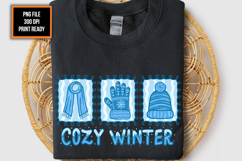 Cozy Winter Coquette Frame, Winter Clipart, Winter Png Product Image 4