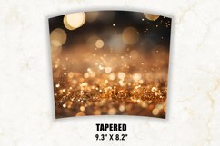 Golden Bokeh Tumbler Wrap | Bokeh Tumbler | Tumbler Wrap Product Image 4
