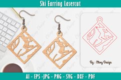 Ski Scene Earrings Lasercut BUNDLE Product Image 5