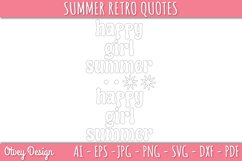 Summer Retro Quotes SVG| Retro Summer SVG Product Image 4