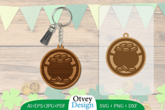 Keychain St Patrick&#039;s Day Lasercut Product Image 1