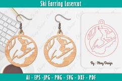 Ski Scene Earrings Lasercut BUNDLE Product Image 5