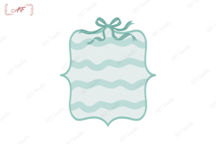 Winter Coquette Frame Clipart Bundle | Winter Sublimation Product Image 5