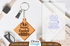 Happy Easter Keychain Lasercut BUNDLES 12 DESIGNS Product Image 5