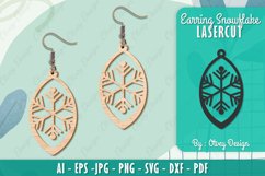 Snowflake 3D Layered Lasercut File Product Image 1